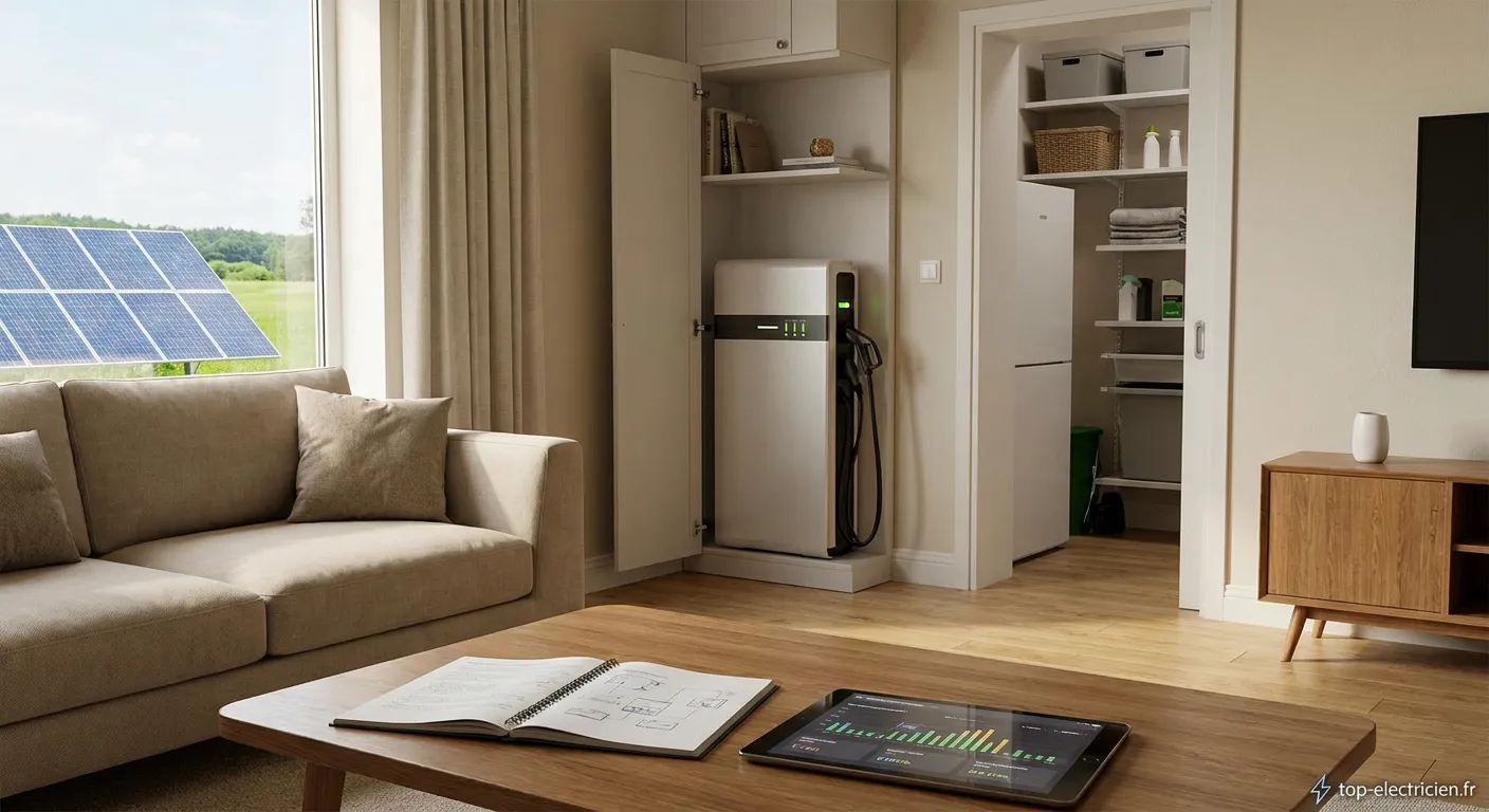 Batterie domestique murale lithium-ion pour stockage électricité maison