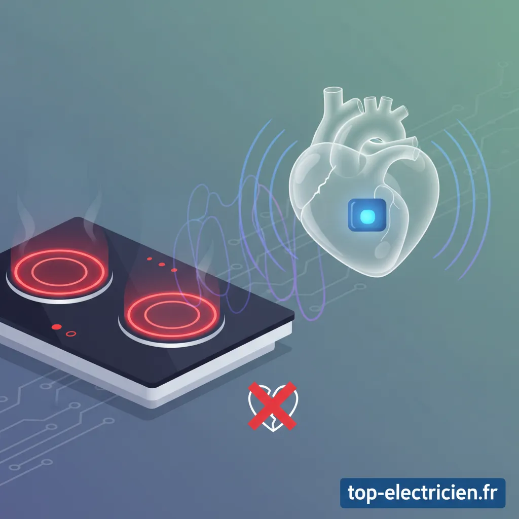 Plaque à induction moderne dans une cuisine