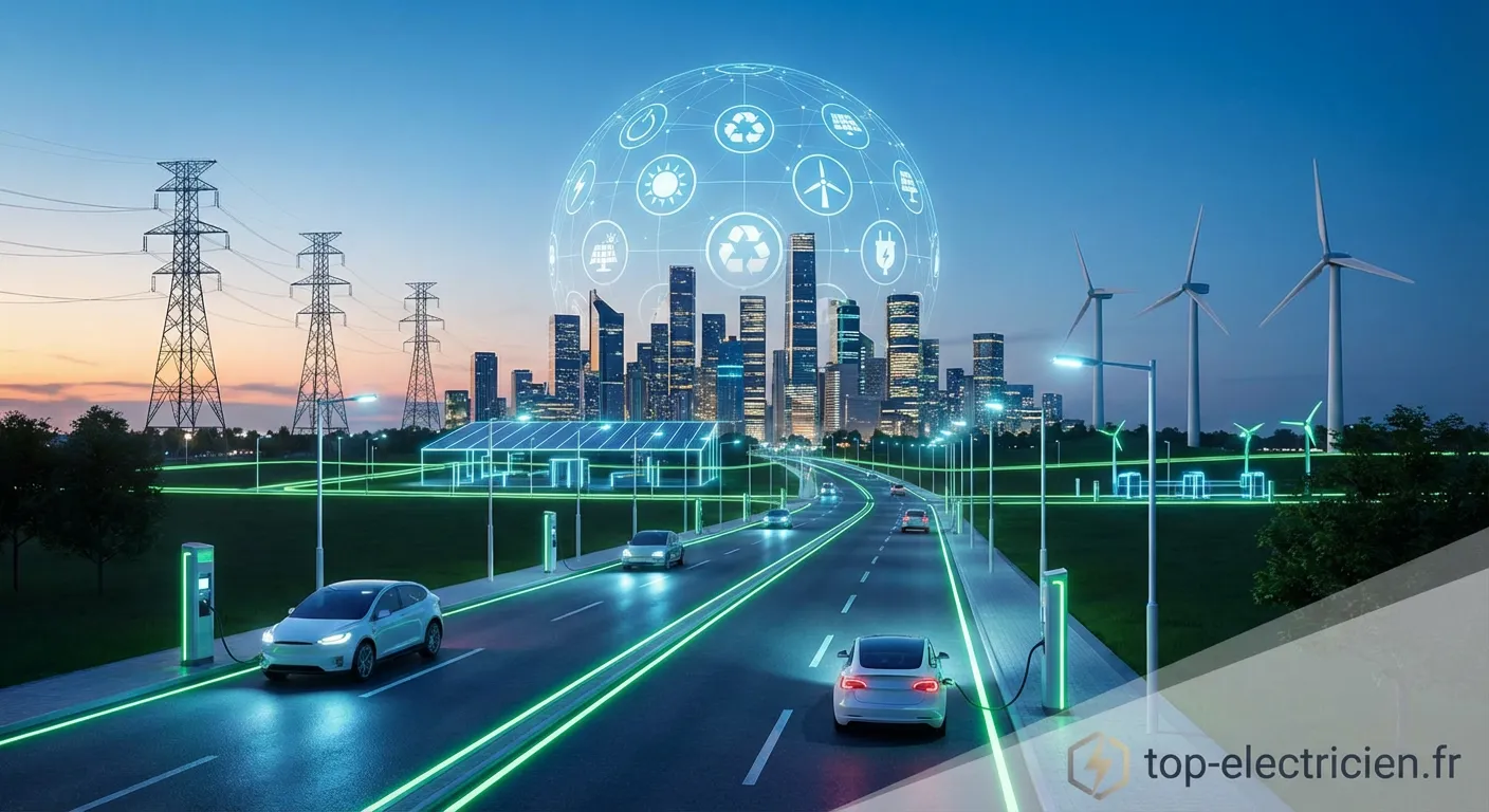 Technologies électriques émergentes et réseaux intelligents smart grid